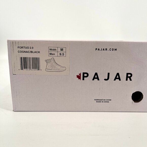 Pajar Fortuo 2.0 Boot Size 9.5M Brown Black Waterproof Leather Lace-Up - Picture 10 of 16